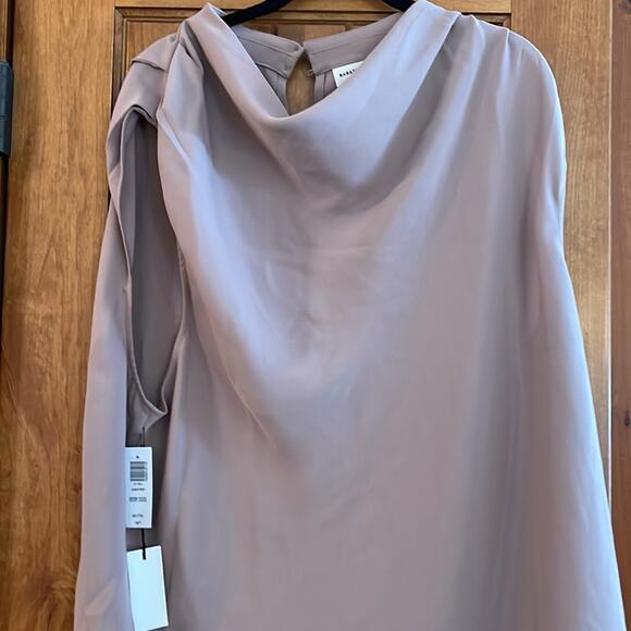 NWT Aritzia CARTER BLOUSE WARM Taupe Size 2XL Balletcore Office Siren - Picture 4 of 5
